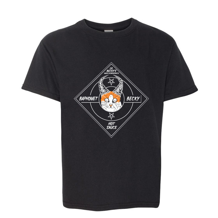 Baphomet Becky t-shirt - Lil Becky's Hotsauce